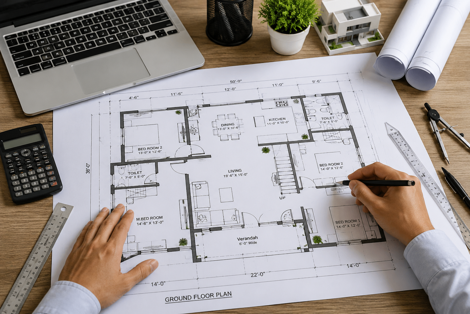 2D Floor Plan Design Service
